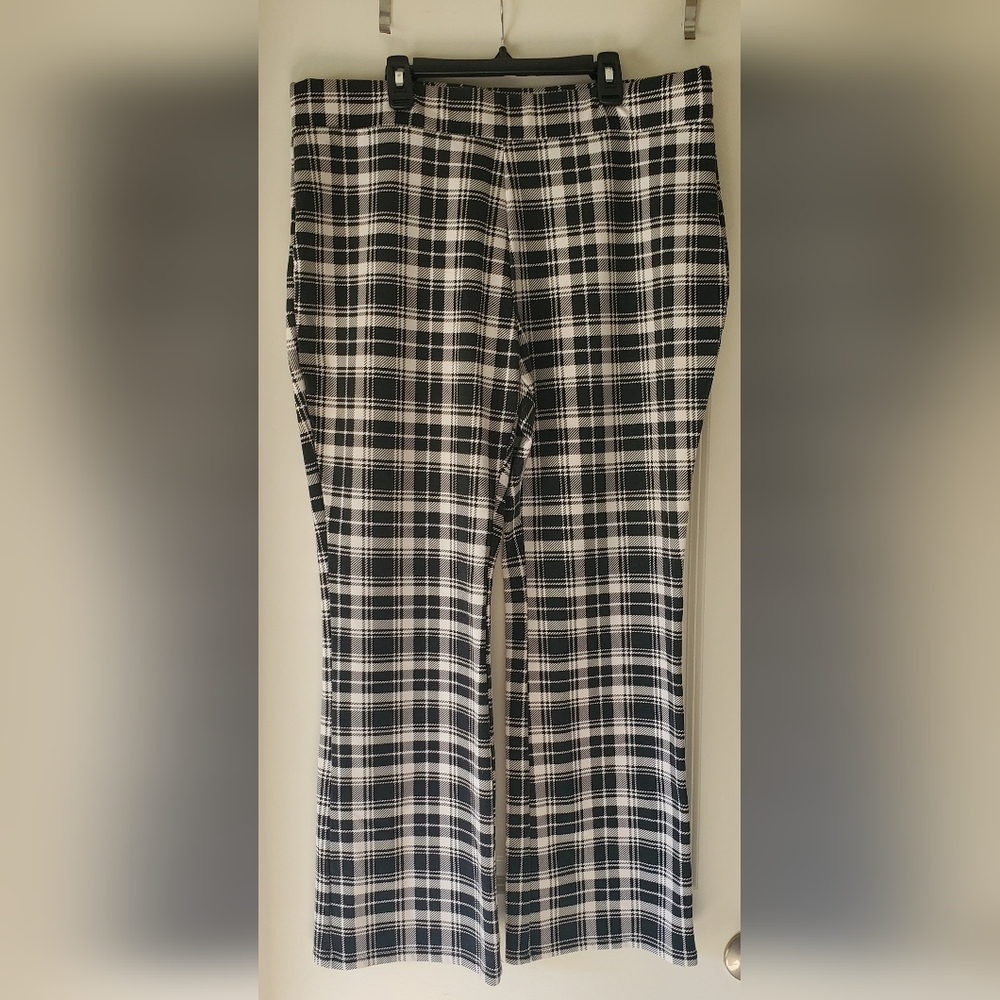 Plaid Slack Leggings